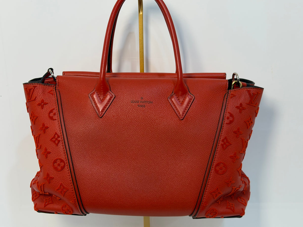 Pre-owned Louis Vuitton Red Monogram tote bag