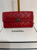 Chanel Boy Flap Wallet