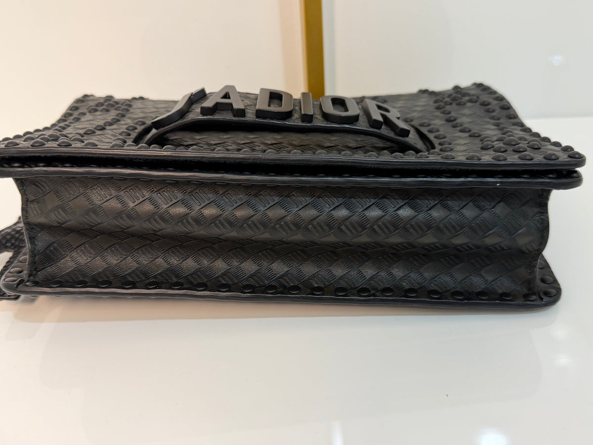 Pre-owned Dior J’Adior All Black Crossbody Bag