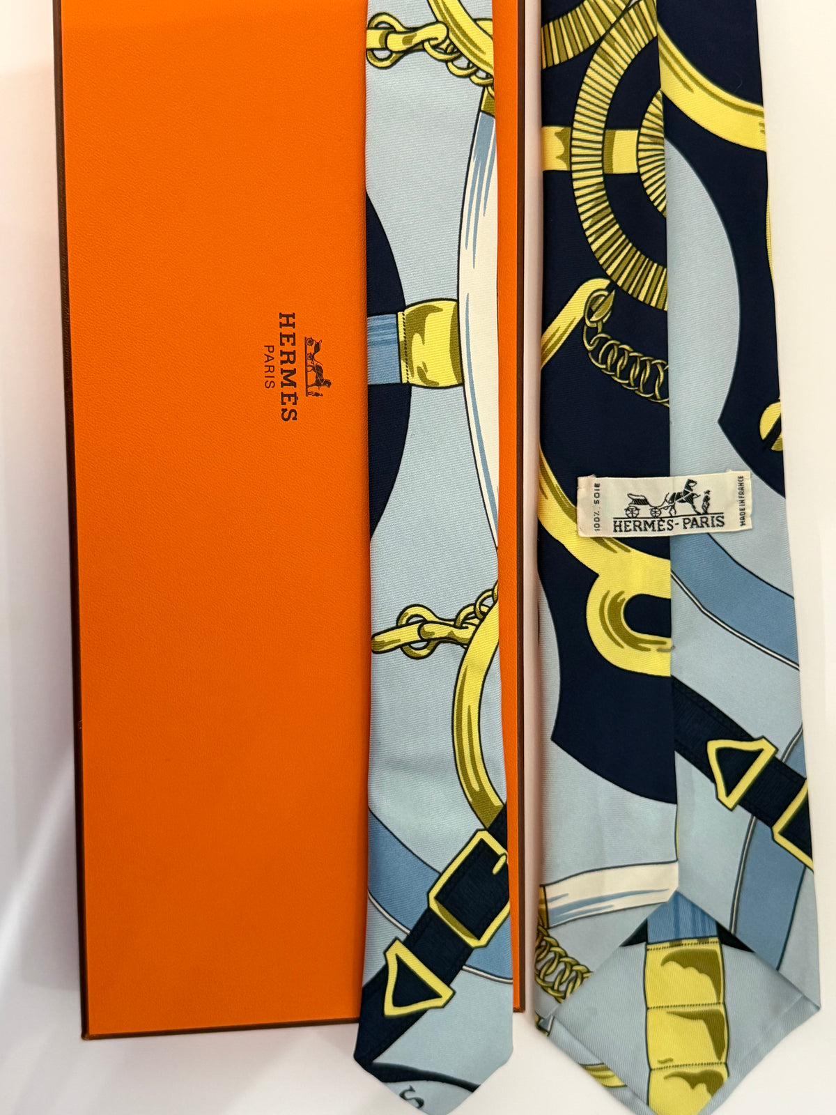 Hermès Paris Silk Tie