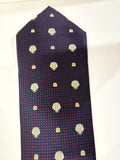 Gucci Navy Blue Silk Tie