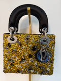 Pre-owned Dior Mini Lady Dior Sequin Lace Handbag