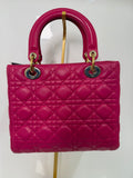 Pre-owned Christian Dior Lady Dior hand/shoulder bag