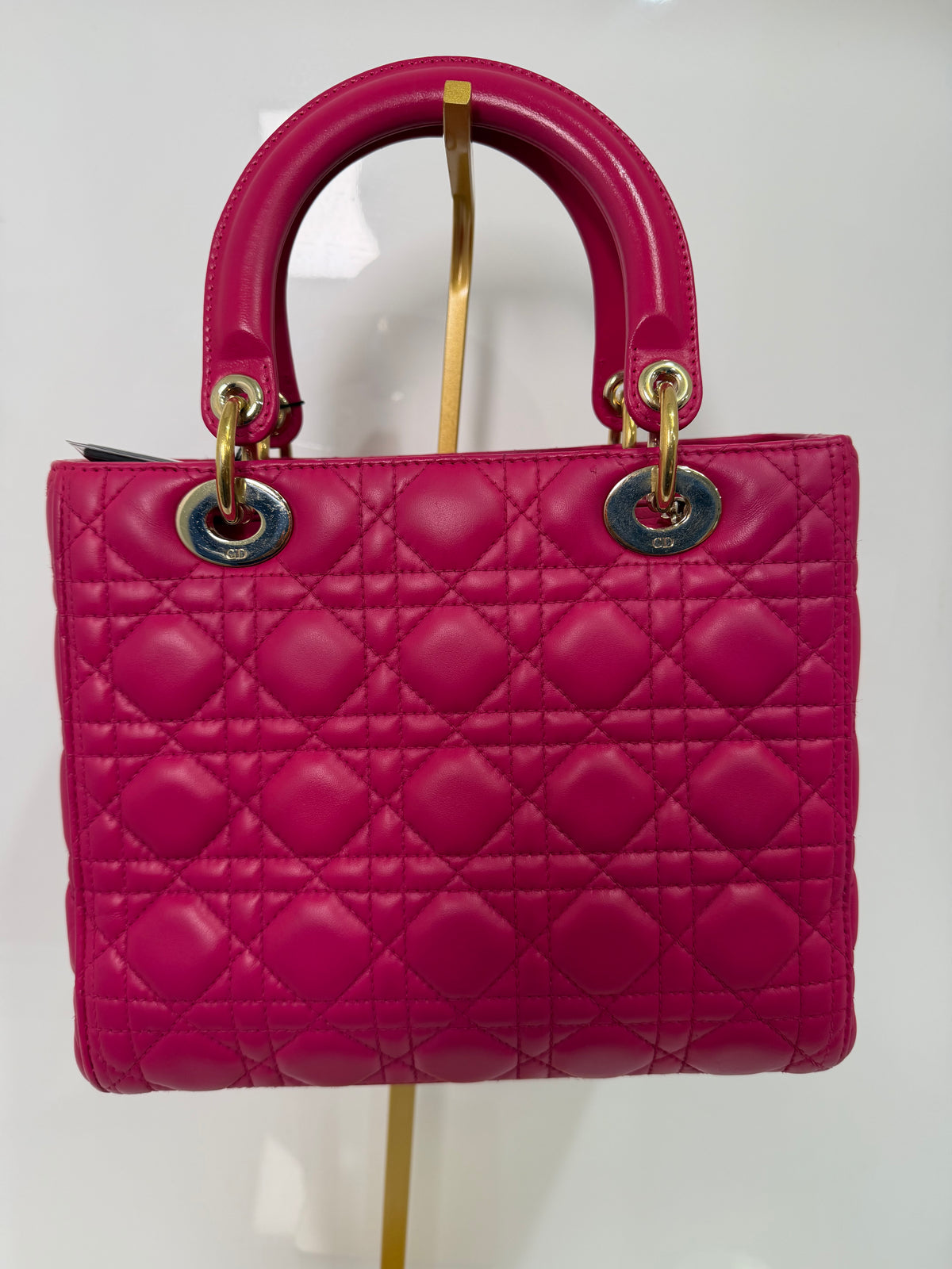 Pre-owned Christian Dior Lady Dior hand/shoulder bag